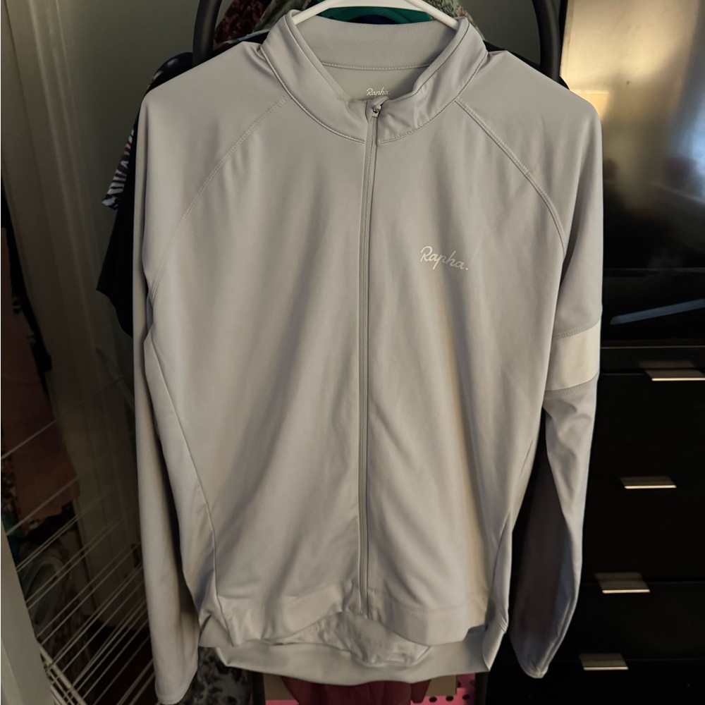 Rapha Light Gray Long Sleeve Jersey